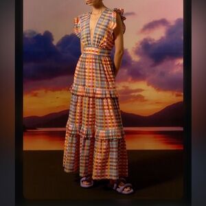 De Loreta Cora Dress Tartan Charra